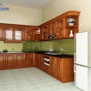 Tủ Bếp Đóng Sẵn Gỗ Tự Nhiên Cao Cấp TB013