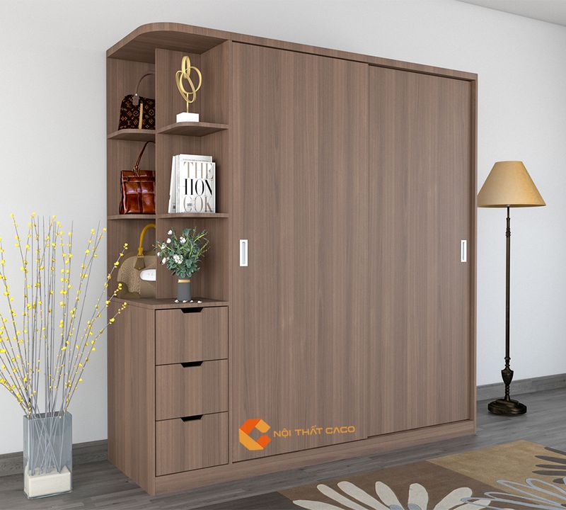 Tủ Quần Áo Hiện Đại Có Kệ Đựng Đồ