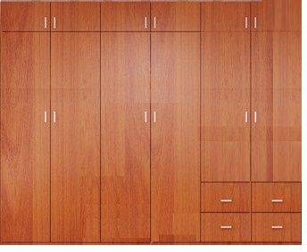 Tủ Áo Âm Tường Vân Gỗ 3 Tủ quần áo hiện đại