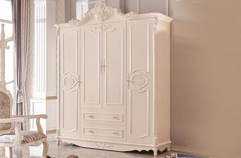 Tủ Quần Áo Chung Cư Phong Cách Châu Âu 2 Tủ Quần Áo Cánh Mở
