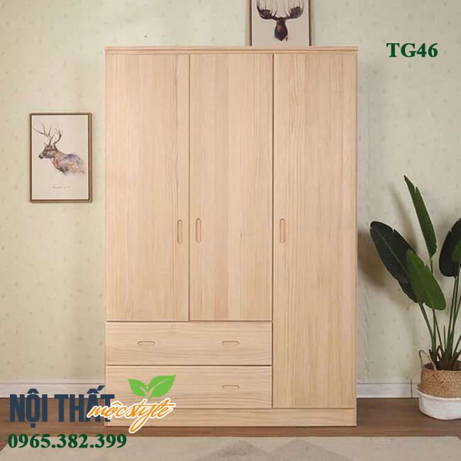 Tủ Quần Áo Gỗ Công Nghiệp 2 He-tủ-quần-ao-hiện-đại-màu-gỗ-tự-nhiên