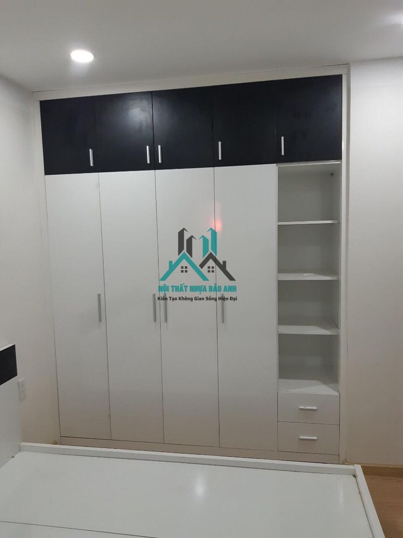 Tủ Áo Âm Tường Nhựa Đài Loan 3 Tủ âm tường nhựa Ecoplast