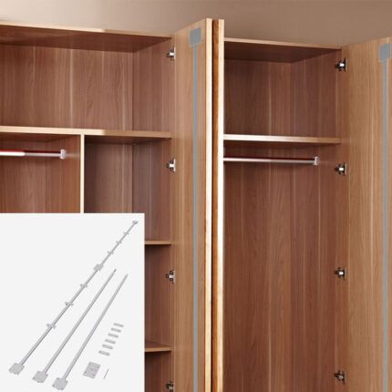 Tủ Áo Âm Tường Chống Cong Vênh 3 Bản lề, ray trượt cao cấp
