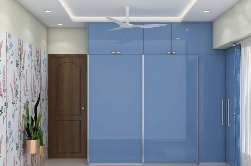 Tủ acrylic độc đáo kết hợp kệ mở