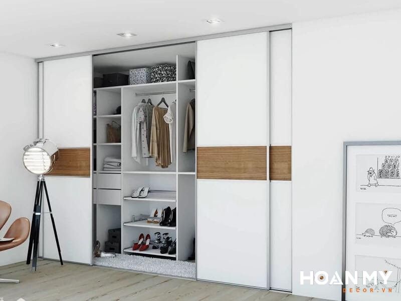 Tủ Áo Âm Tường Gỗ Plywood 1 Tủ quần áo âm tường 6