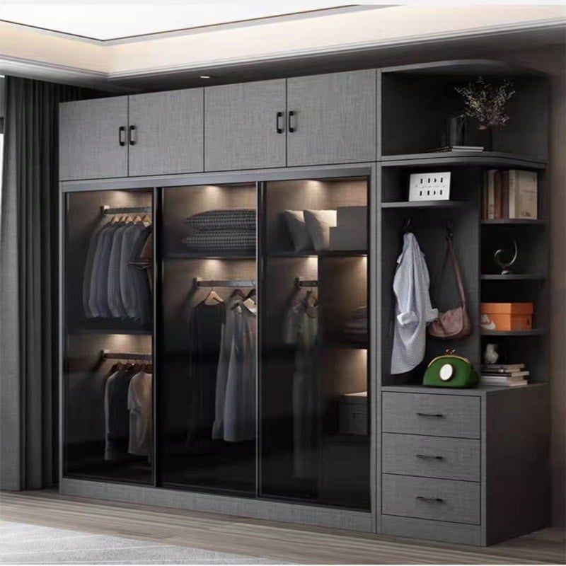 Tủ Quần Áo Hiện Đại Cho Nhà Phố 4 Hình ảnh tủ âm tường hiện đại