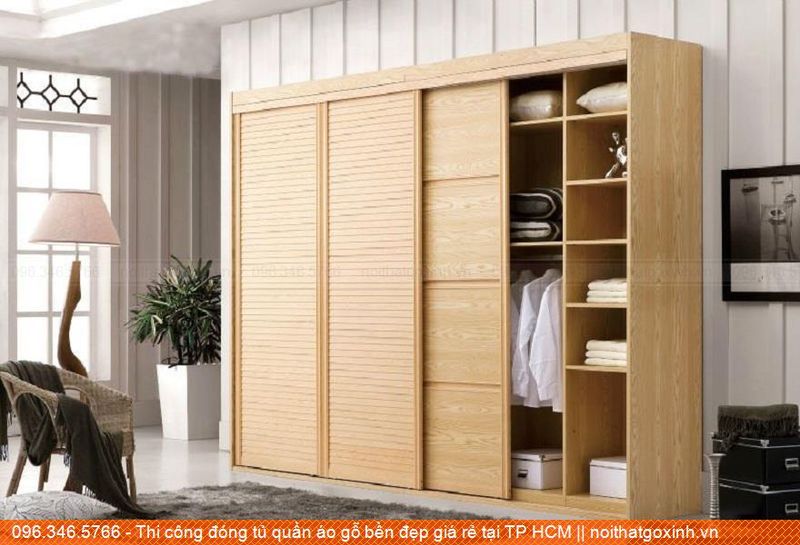 Thi Công Tủ Áo TPHCM 4 Dự án tủ áo đẹp