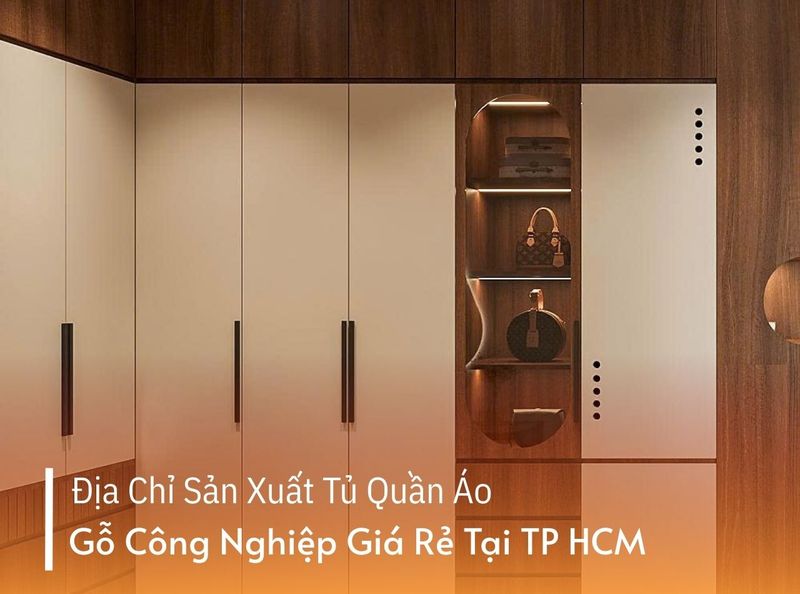 Sản Xuất Tủ Quần Áo TPHCM 2 Tủ quần áo âm tường