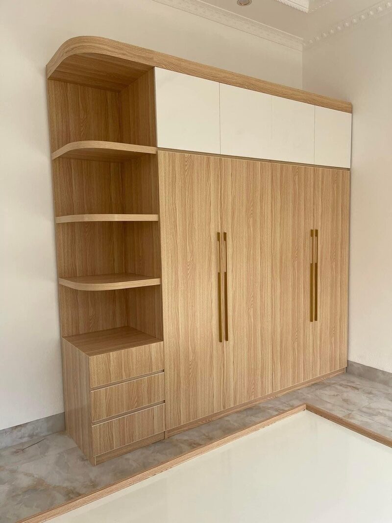 Đóng Tủ Quần Áo Gỗ 1 Hình ảnh 1