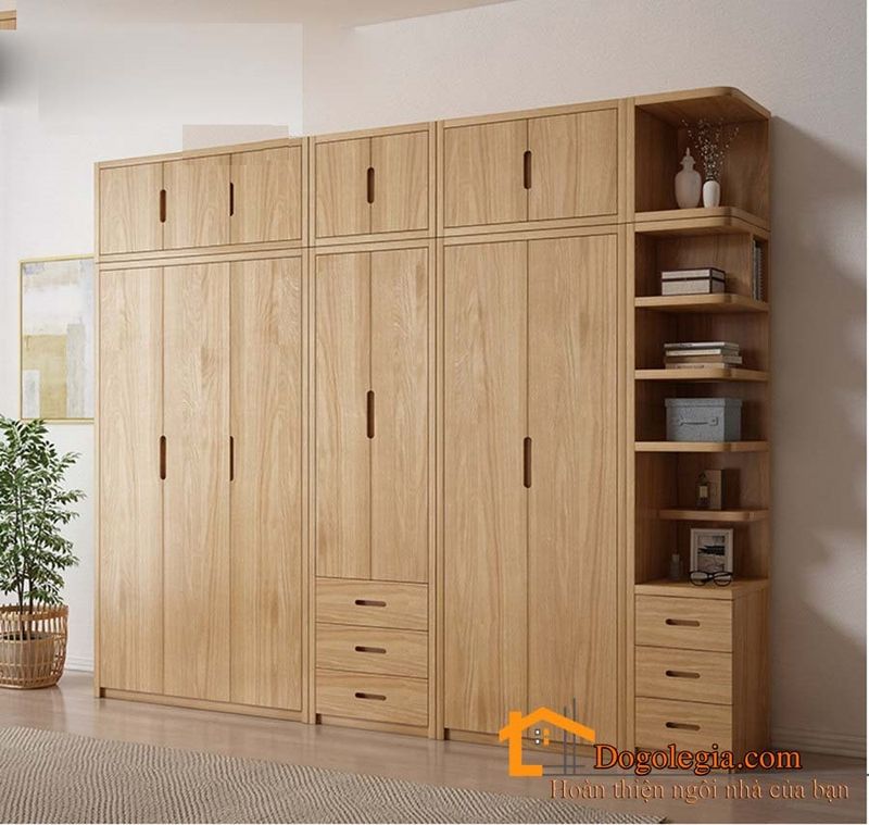 Tủ Áo Âm Tường MDF Chống Ẩm 1 Tủ áo âm tường hiện đại cao cấp