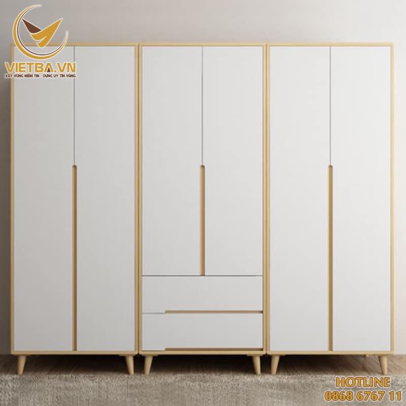 Hình ảnh mẫu tủ quần áo cánh mở đẹp