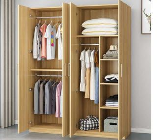 Mẫu Tủ MDF 4 Cánh Hiện Đại