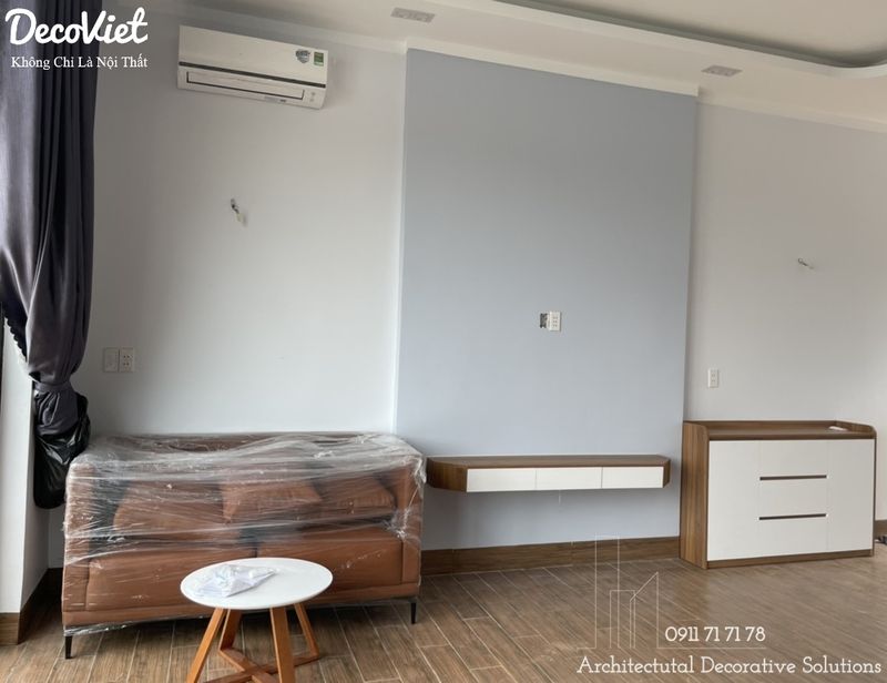 Hình ảnh 5: Nội thất homestay đẹp mắt, tủ quần áo tích hợp nhiều tiện ích