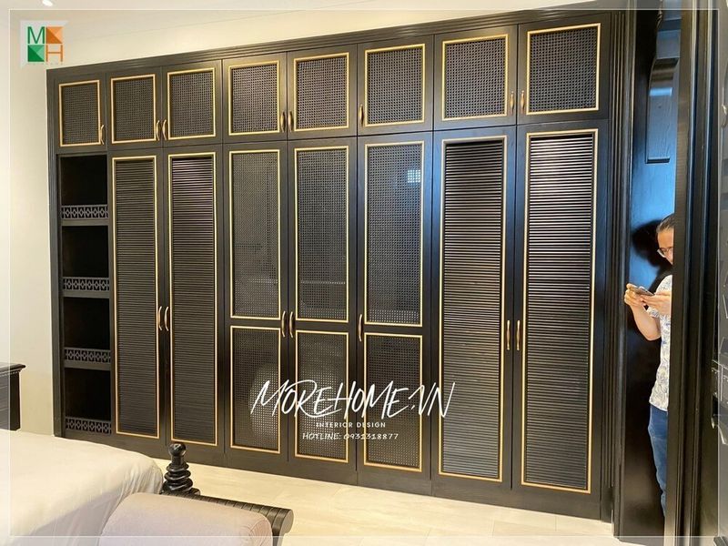 Lắp đặt tủ áo tại công trình