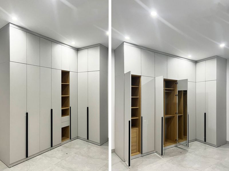 Tủ Áo Âm Tường MDF 4 Tủ âm tường đẹp