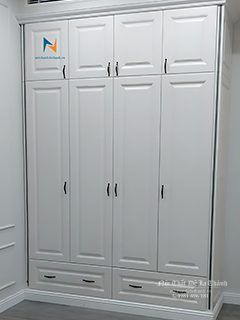 Tủ Áo Âm Tường MDF Lõi Xanh 2 Tủ âm tường tân cổ điển
