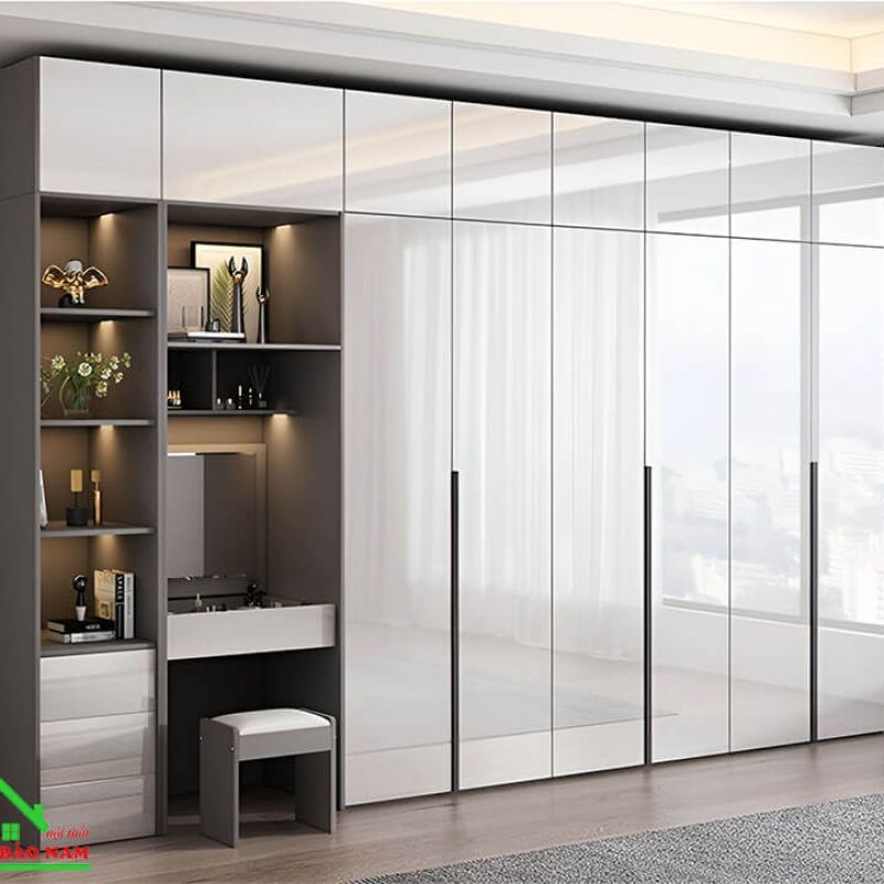 Tủ quần áo acrylic cánh lùa