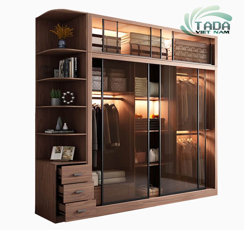 Tủ Quần Áo Cánh Kính 2 Tủ áo cánh kính TADA