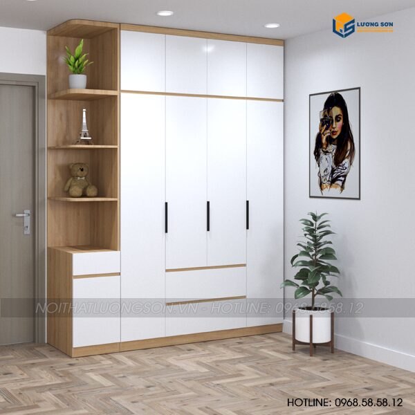 Tủ áo chung cư 1m2x2m6