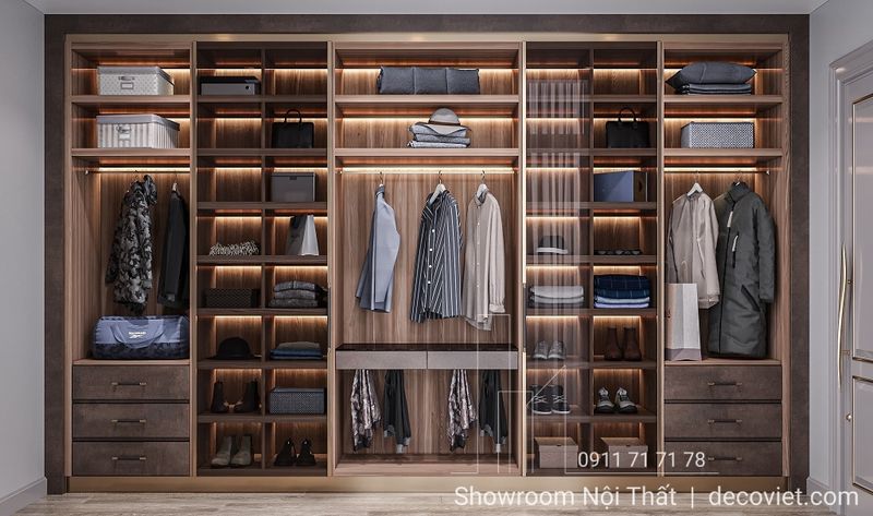 Thi Công Tủ Quần Áo Nhà Phố 4 Tủ áo Hà Nội