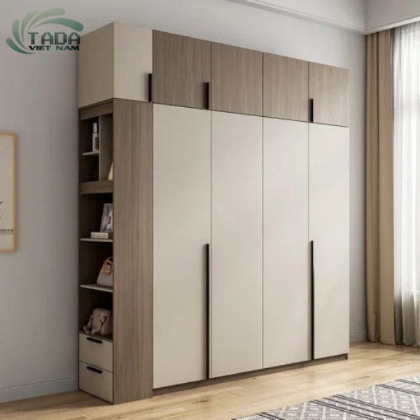 Tủ Áo Gỗ Công Nghiệp 5 Hình ảnh tủ âm tường
