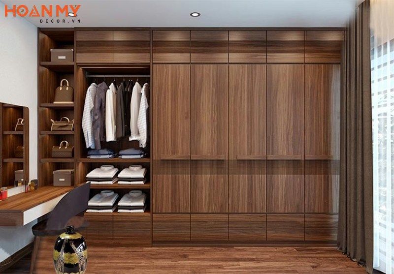 Tủ Áo Âm Tường Gỗ Plywood 3 Tủ quần áo âm tường 5