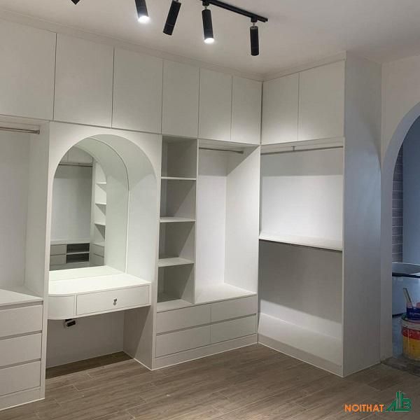 Tủ Áo Âm Tường Tiện Nghi 3 Hình ảnh mẫu tủ âm tường phong cách hiện đại
