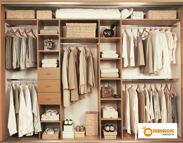 Tủ quần áo nhỏ phong cách hiện đại