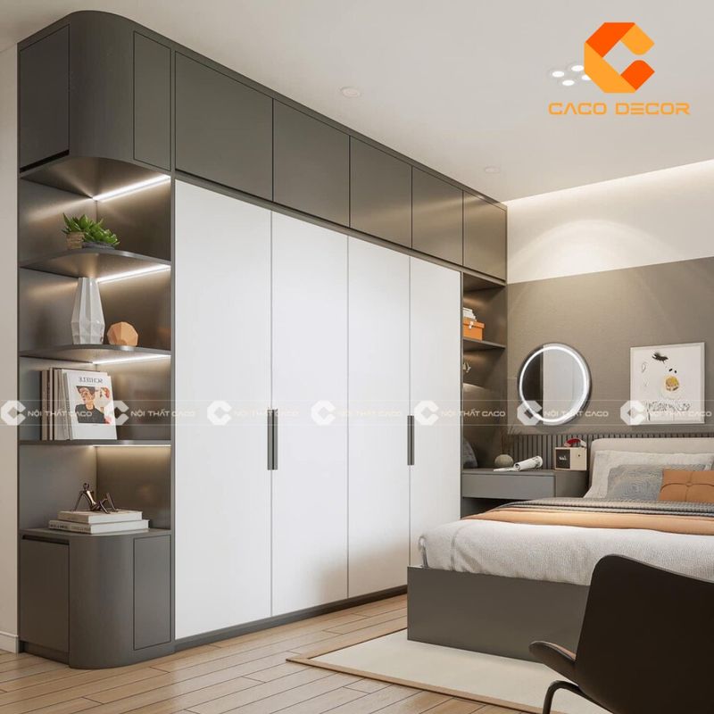 Tủ Quần Áo Chung Cư Giá Rẻ 1 Tủ quần áo cánh lùa