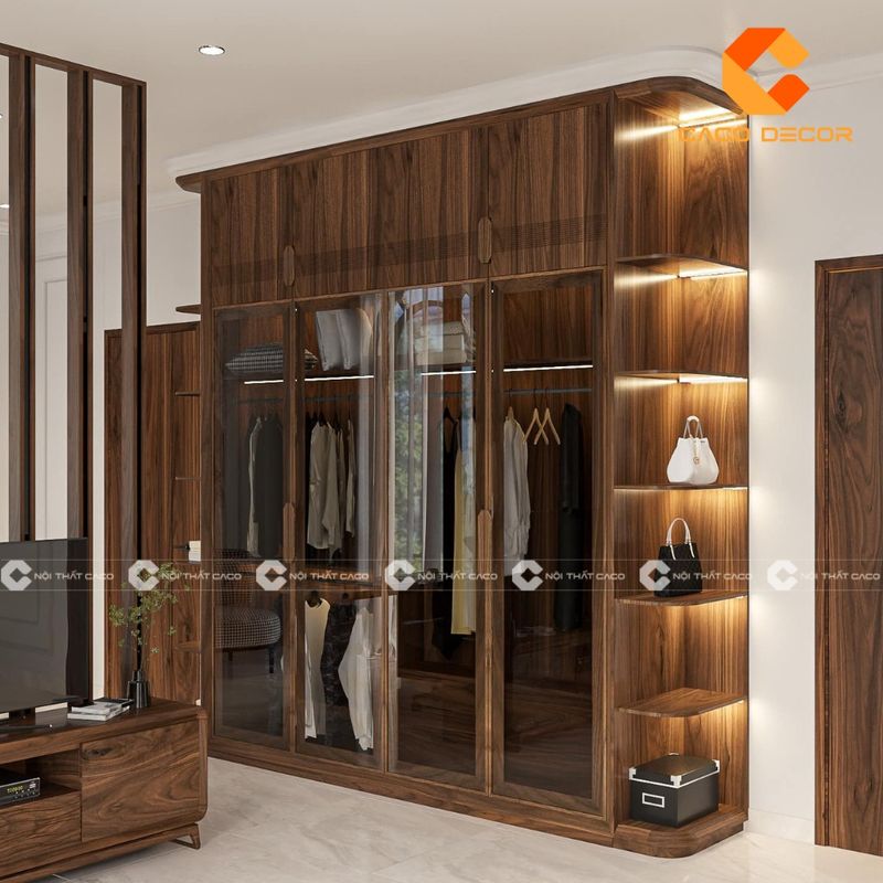 Tủ quần áo gỗ công nghiệp cao cấp