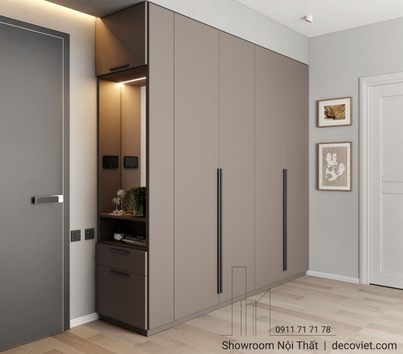 Tủ Quần Áo Nội Thất Nhà Phố 1 Tủ quần áo gỗ cao cấp