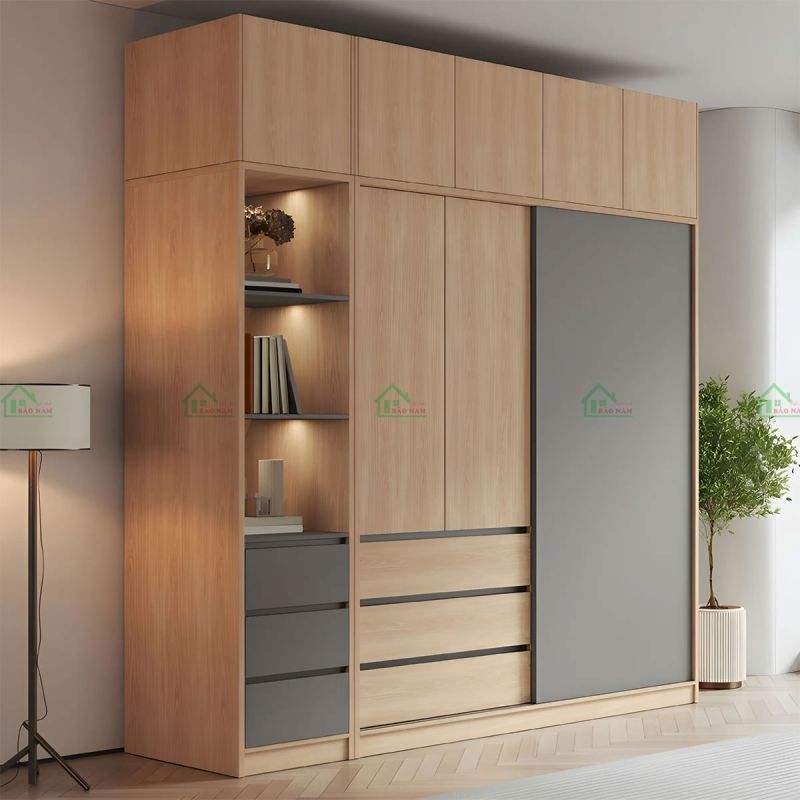 Tủ Áo Đẹp 1 Tủ áo gỗ hiện đại đẹp
