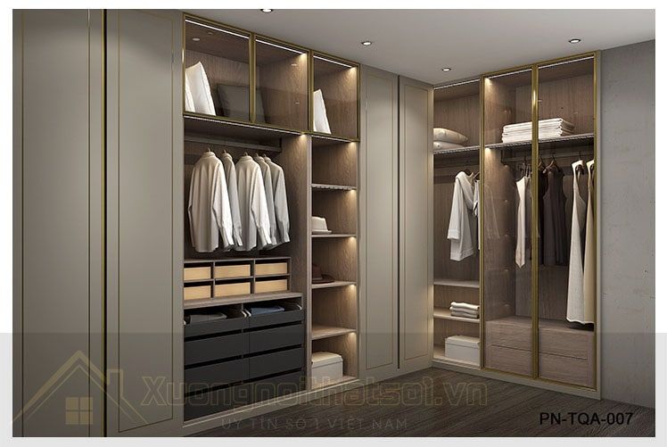 Tủ quần áo gỗ công nghiệp cao cấp