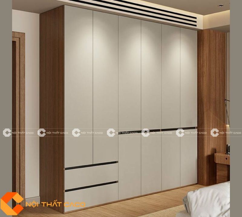 Tủ quần áo gỗ công nghiệp cao cấp hiện đại