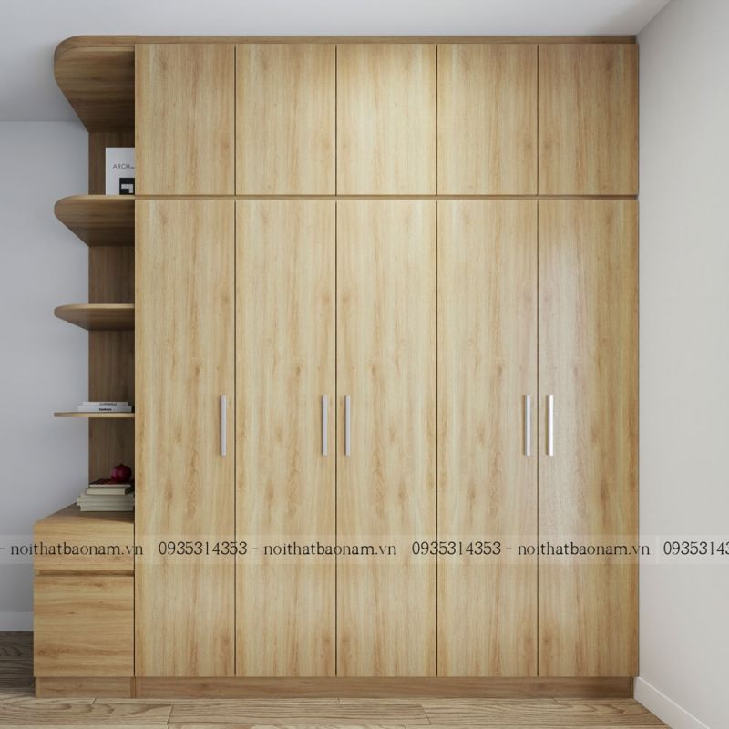 Tủ quần áo gỗ đẹp hiện đại