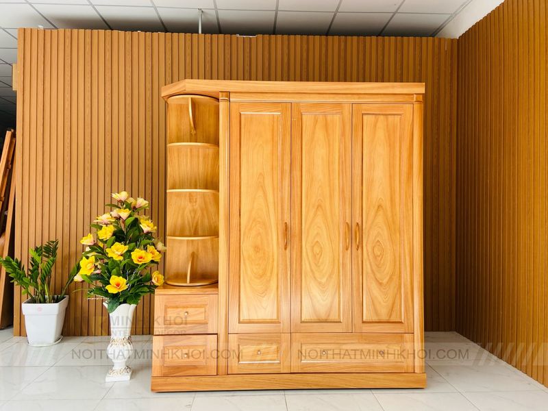 Tủ Quần Áo Gỗ Đẹp 5 Tủ quần áo sơn màu cá tính