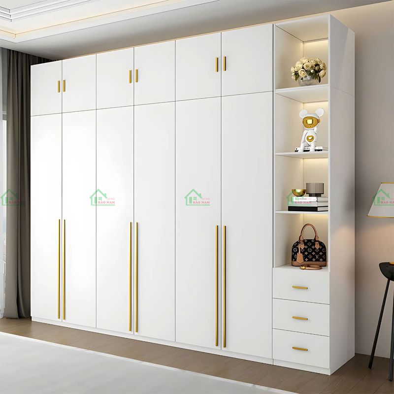 Tủ quần áo gỗ MDF giá rẻ