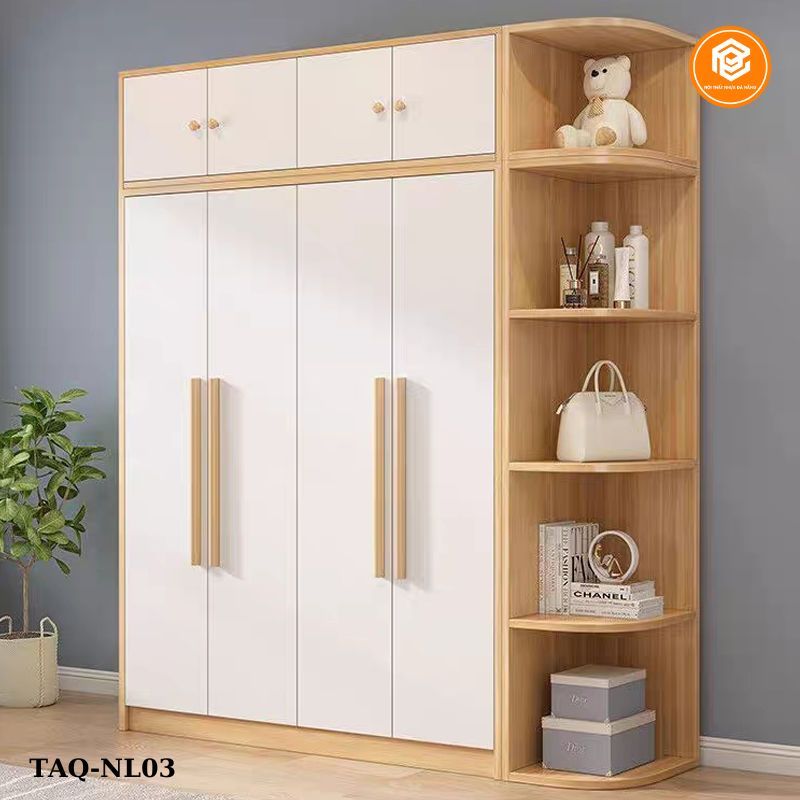 Tủ quần áo MDF lõi xanh phù hợp mọi không gian