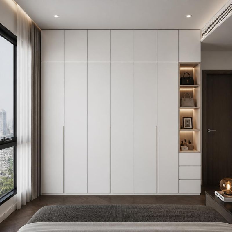 Đóng tủ quần áo Plywood 3 Tủ quần áo gỗ plywood phủ