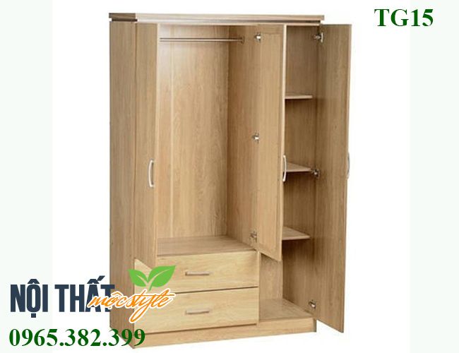 Tủ Quần Áo Giá Tốt 5 Tủ quần áo gỗ thông