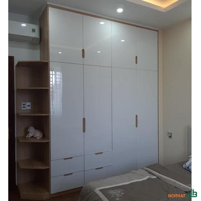 Tủ quần áo kịch trần tối giản