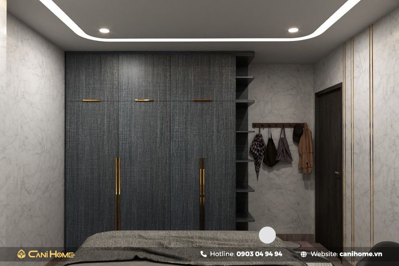 Tủ quần áo kịch trần nhà phố