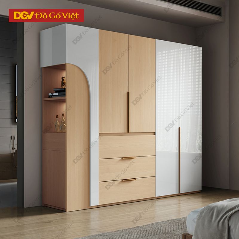 Tủ Quần Áo MDF 4 Cánh