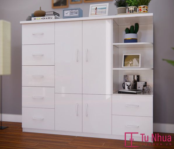 Tủ quần áo nhiều ngăn 4 Tủ treo quần áo trẻ em liên kệ nhiều ngăn kéo