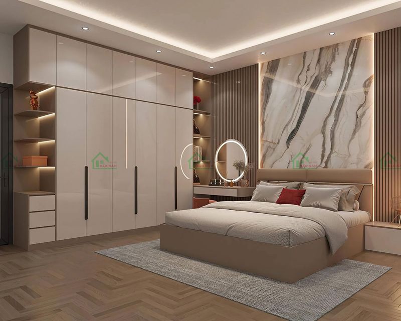 Tủ quần áo phòng ngủ đẹp