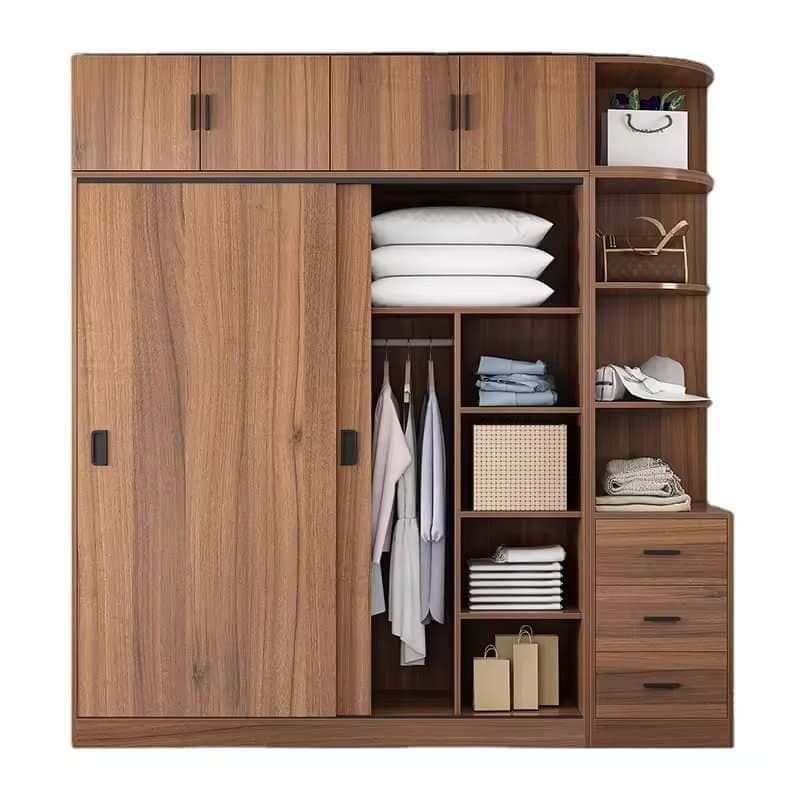 Tủ Áo Cửa Lùa 4 Tủ áo cửa lùa màu trắng, kính cánh đẹp hiện đại