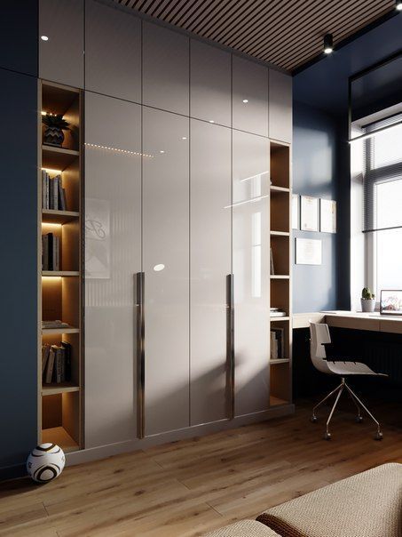 Tủ Áo Âm Tường Acrylic 2 Tủ quần áo acrylic An Cường đẹp