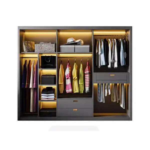 Tủ MDF phủ melamine màu xanh