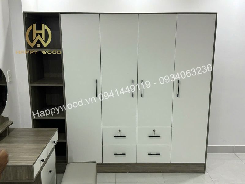 Tủ Quần Áo Nhiều Ngăn Tiện Dụng 3 Tủ quần áo cánh trượt